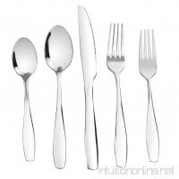 Ggbin 60 Pieces Stainless Steel Silverware Set  Service for 12 - B075WPQNRV